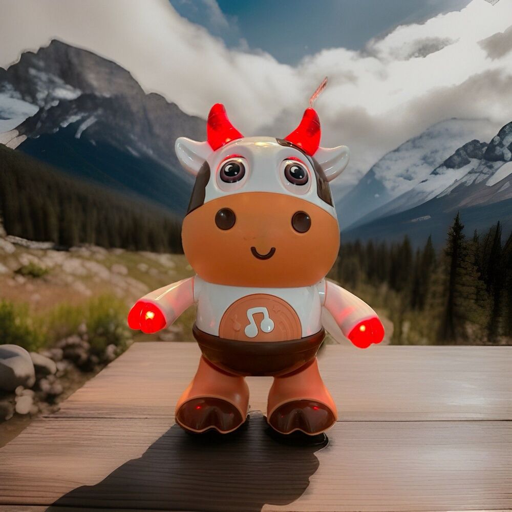 Boogie Cow Light up Dancing Cow for Active Fun, Dancing Cow Toy, Musical Boogie
